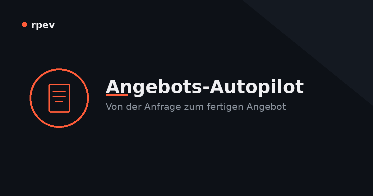 Angebots-Autopilot